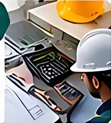 Engineer planning the work schedule