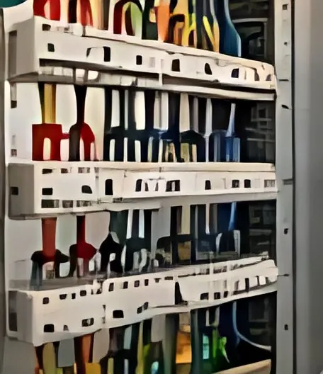 Low-voltage electrical panel wiring